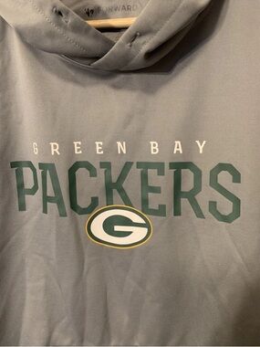 Green Bay Packers 47 Brand Men’s Sz XL Gray Pullover Hoodie NFL Sweatshirt